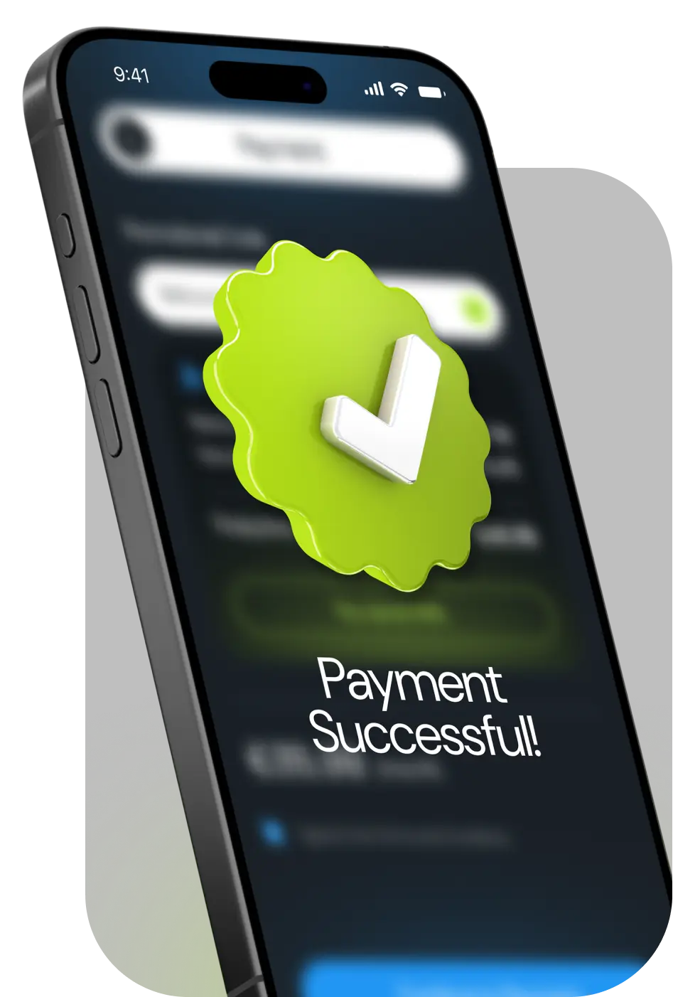 Payment Successful Screen
